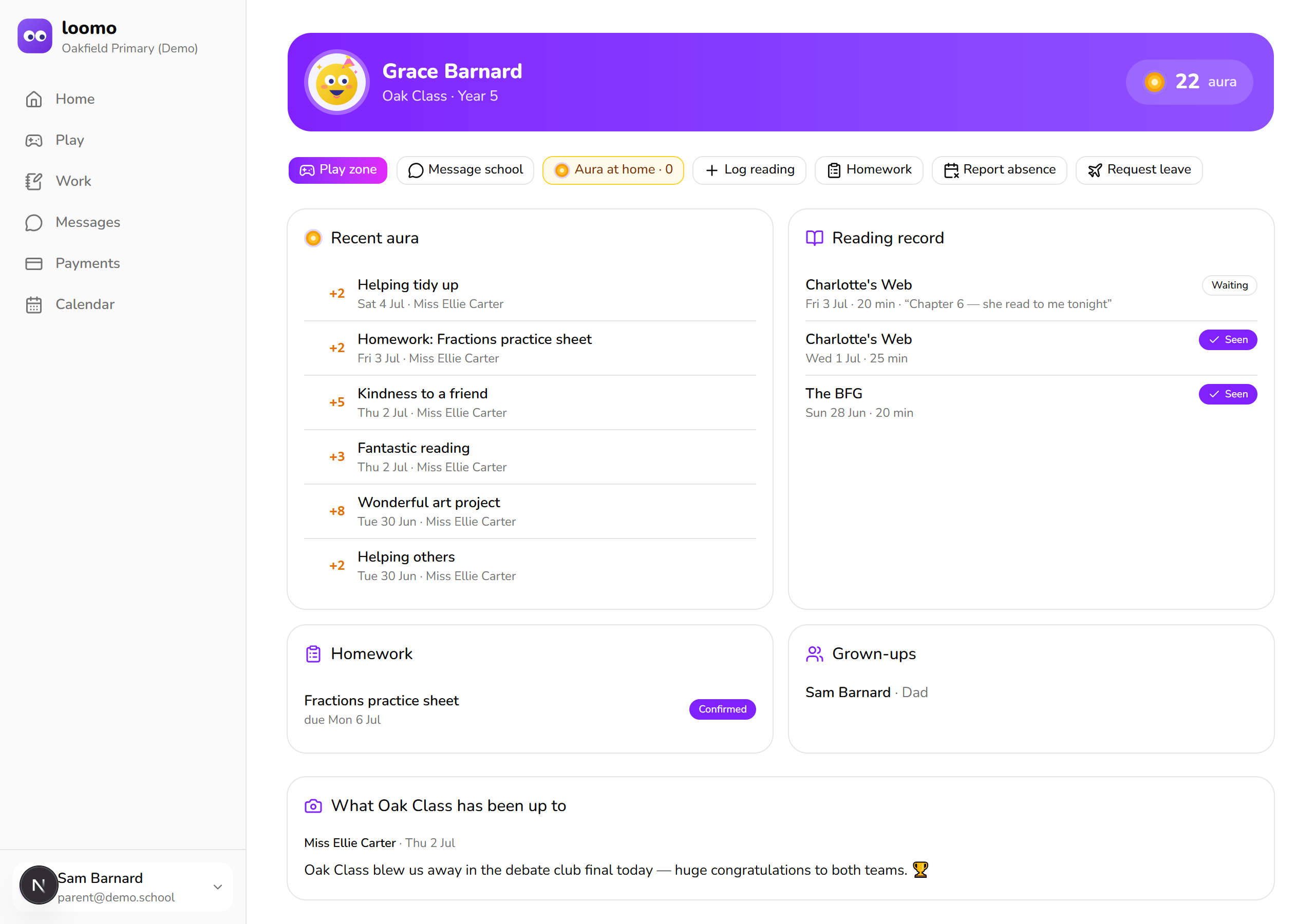 A pupil page
